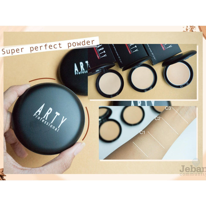 ARTY PROFESSIONAL SUPER PERFECT POWDER SPF 25 PA++ แป้งเค้ก เนื้อละเอียด 