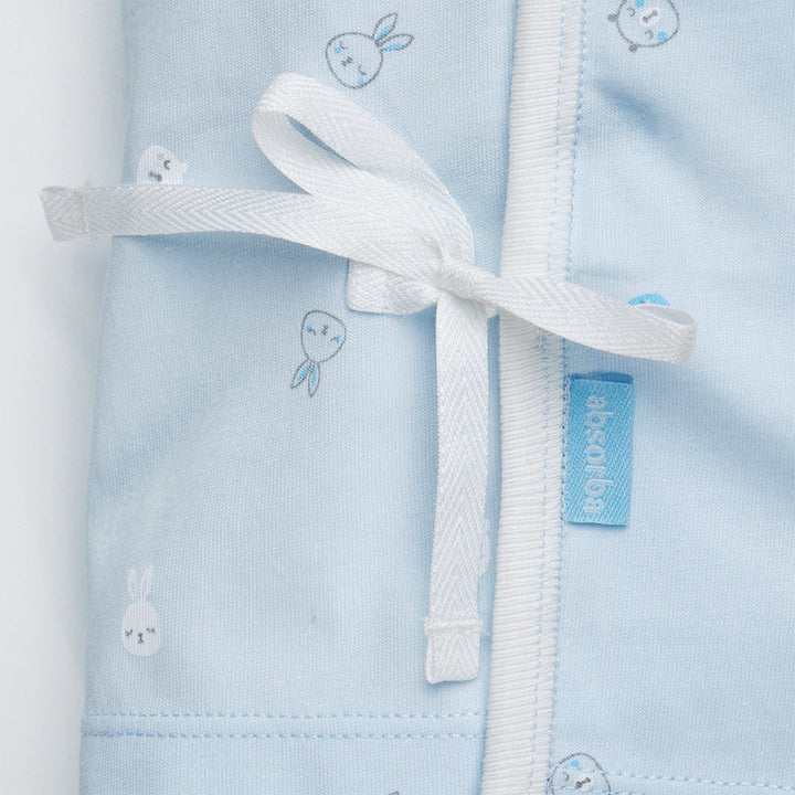 แอ็บซอร์บา ชุดเสื้อป้าย แขนยาว สำหรับเด็กแรกเกิด - 3 เดือน สีฟ้า คอลเลคชั่น Petit Ours ICCSHOPPING
