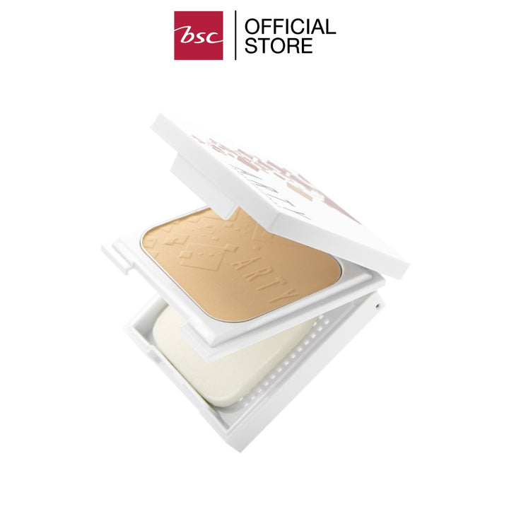 [ ตลับจริง แถม รีฟิล ] ARTY AURA POWDER CAKE SPF 25 PA++ 11 กรัม แป้งผสมรองพื้น อันเป็นที่สุดแห่งแสงและสี เนื้อละเอียด 