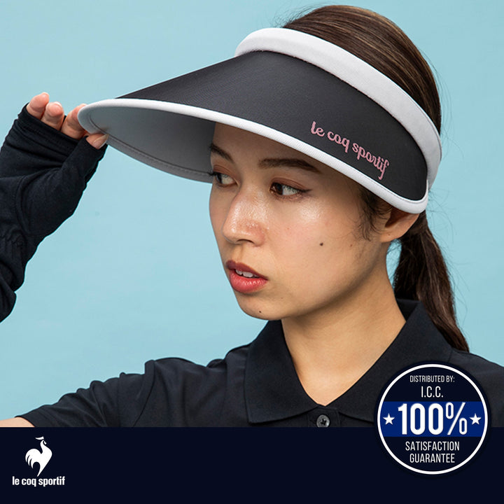 le coq sportif หมวกไวเซอร์กอล์ฟ มีให้ลือก 3 สี ดำ,เทา,กรม (หมวก, หมวกกันแดด, ไวเซอร์, Visor, golf, หมวกผู้หญิง, lecoq, เลอค็อก) " ICCSHOPPING
