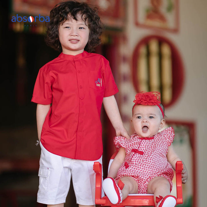 แอ็บซอร์บา กางเกงเด็กชาย ขาสั้น สำหรับเด็กอายุ 1 - 5 ปี คอลเลคชั่น Liberty ICCSHOPPING