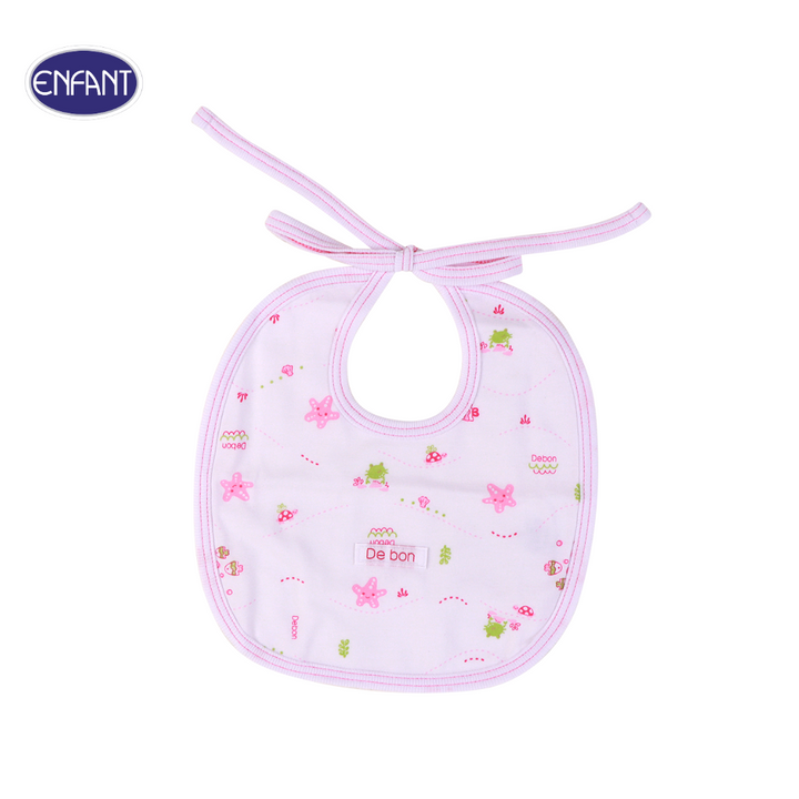 ENFANT (อองฟองต์) Gift set Debon by Enfant เซ็ตเสื้อผ้า 1กล่อง/6ไอเท็ม สำหรับเด็ก 0-3 เดือน ผ้าคอตตอน 100% สีชมพู 
