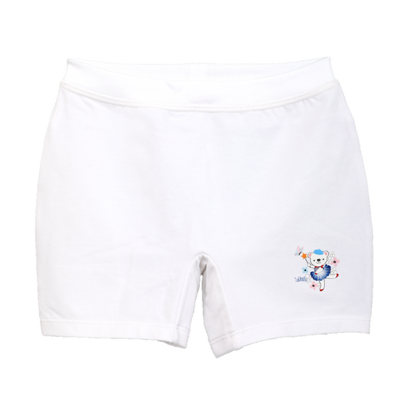 LITTLE WACOAL กางเกงชั้นใน BOXER เด็กหญิง สีขาว แพ็ค 1 ชิ้น คละแบบ ไซส์ XS-XL