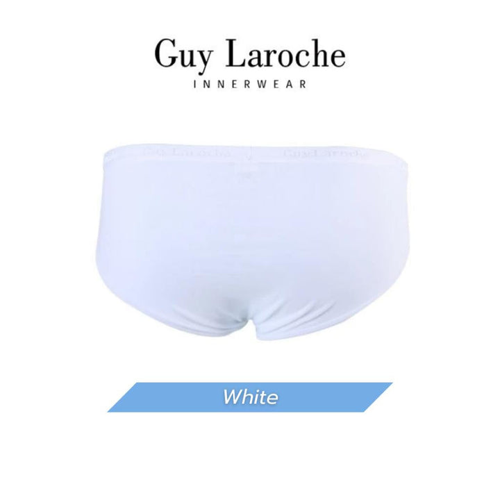 Guy Laroche กางเกงในชาย ผ้าคอตตอนผสมสแปนเด็กซ์ (5 แถม 2) สีขาว 5 ตัว สีดำและเทา อย่างละ 1 ตัว (JUS4902R5) ICCSHOPPING