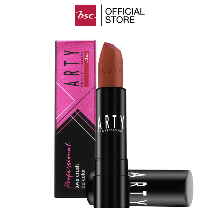 ARTY PROFESSIONAL LOVE CRUSH LIP COLOR ลิปสติกเนื้อชายน์ มอบสัมผัสเนียนนุ่ม บางเบา เกลี่ยง่าย เผยริมฝีปาก แวววาวอย่างเป็นธรรมชาติ ICCSHOPPING