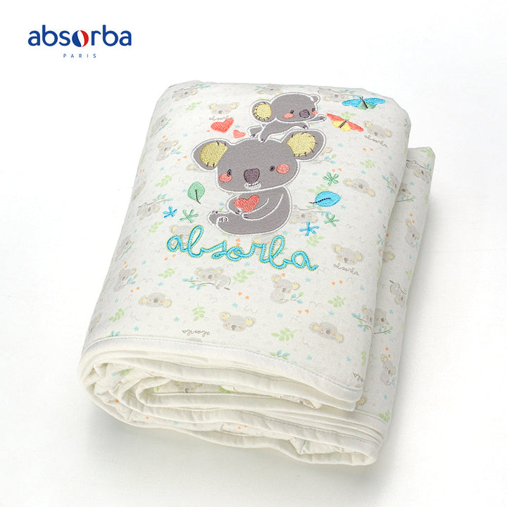 จำหน่ายเฉพาะออนไลน์ - แอ็บซอร์บา ผ้าห่มเด็กแรกเกิด ขนาด 31x41 นิ้ว มี 2 ลายให้เลือก ICCSHOPPING