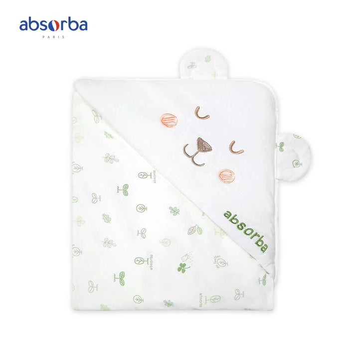 จำหน่ายเฉพาะออนไลน์ - แอ็บซอร์บา ผ้าห่อตัวเด็กแรกเกิด ขนาด 30x40 นิ้ว ลายกระต่ายน้อย สำหรับเด็กแรกเกิด ICCSHOPPING