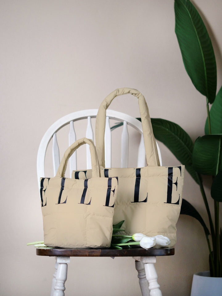 ELLE HOMME BAG กระเป๋าผ้า Puffy Bag Marshmallow Collection รุ่น H8H012 