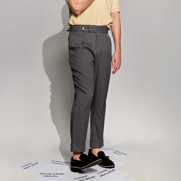 era-won กางเกงขายาว รุ่น DOUBLE BELTS TROUSERS สี Shinori grey 