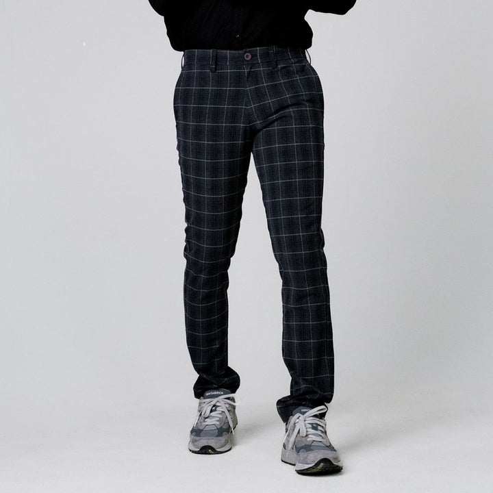 era-won กางเกงสแลคขายาว Workday Monotone Festive สี Dark Cloud 