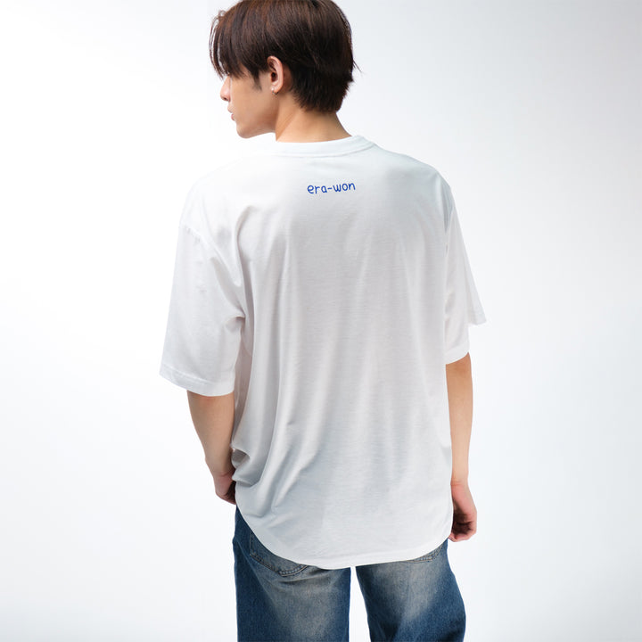 era-won เสื้อยืด oversize collection “Toy-art" สี WHITE 
