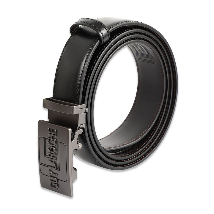 Guy Laroche เข็มขัดหนังผู้ชาย (สีดำ) - BB51033S3BL Guy Laroche