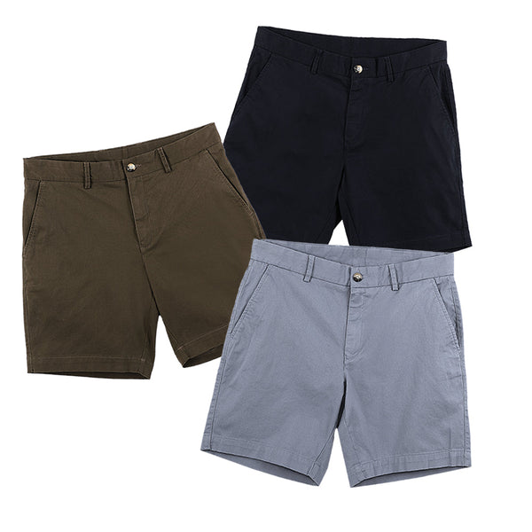 Guy Laroche กางเกงChino ขาสั้น (BSS6300P2) ทรง Slim fit Guy Laroche
