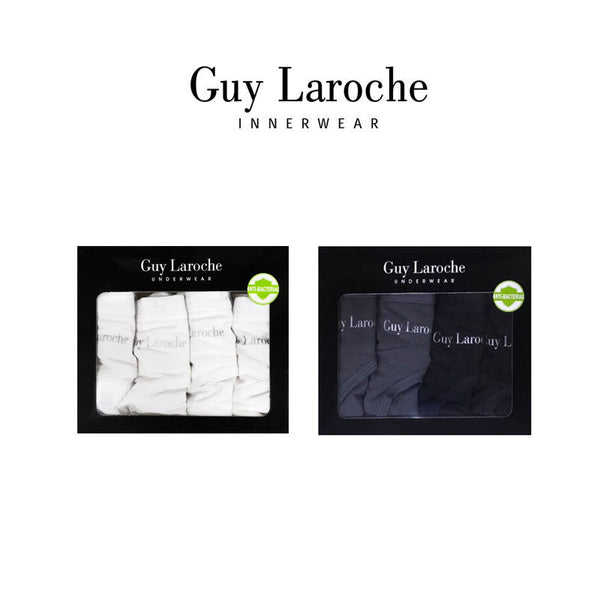 Guy Laroche กางเกงในชายเบสิก PACK 4 รุ่น Anti-bacteria (JUS4907R8)