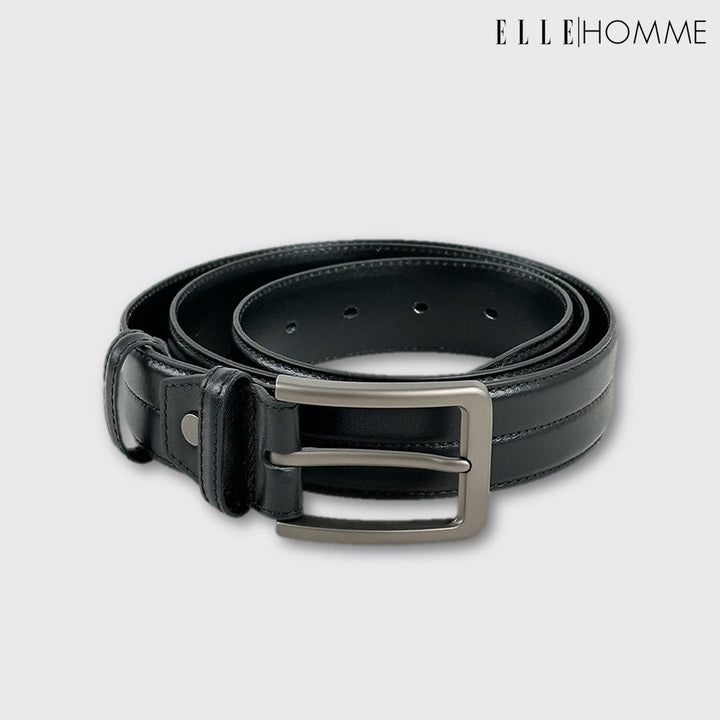 ELLE  HOMME  เข็มขัดหนังวัวแท้ สำหรับผู้ชาย H8400322 ELLE HOMME