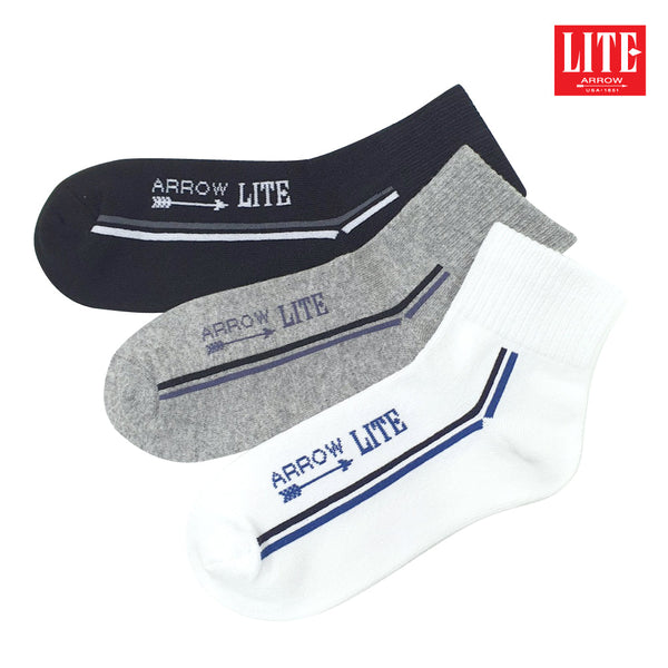 ARROW LITE ถุงเท้า หุ้มข้อ สัมผัสนุ่ม Cotton100% ใส่สบาย แพ็ค 1 คู่ Arrow Lite