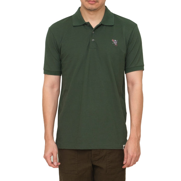 era-won เสื้อโปโลแขนสั้น ทรงสลิม Polo collection “ART TOY" สี Tony Green 