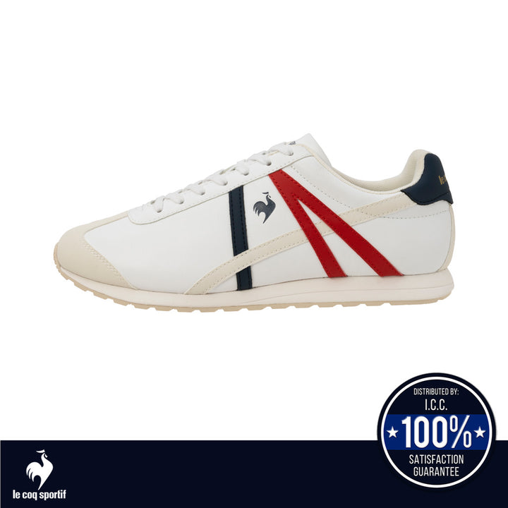 le coq sportif รองเท้าชาย-หญิง รุ่น LCS BERCY CLASSIC สีขาว-กรม-แดง 
