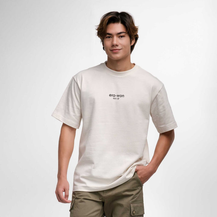 era-won เสื้อ T-Shirt Oversize Screen สี Black 
