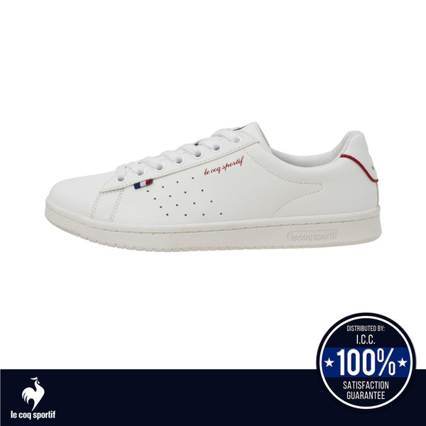 le coq sportif รองเท้าชาย-หญิง รุ่น LA ROLAND SL สีขาว-แดง 