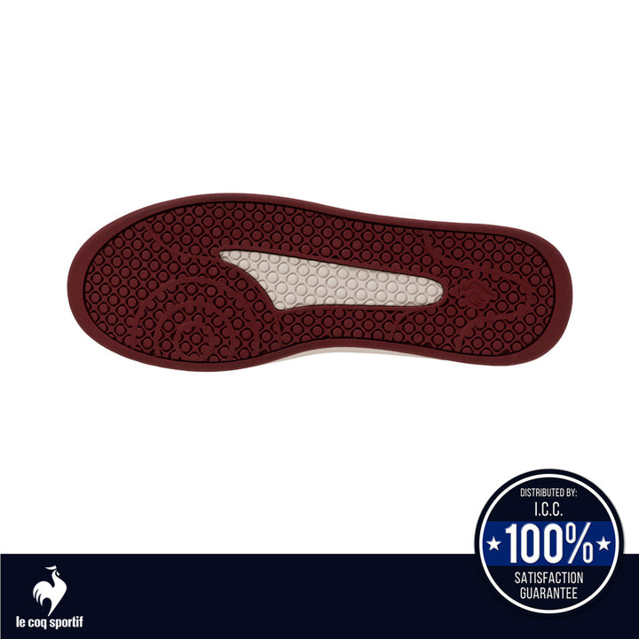 le coq sportif รองเท้าชาย-หญิง รุ่น LCS EMBLEME สีขาว-แดง 