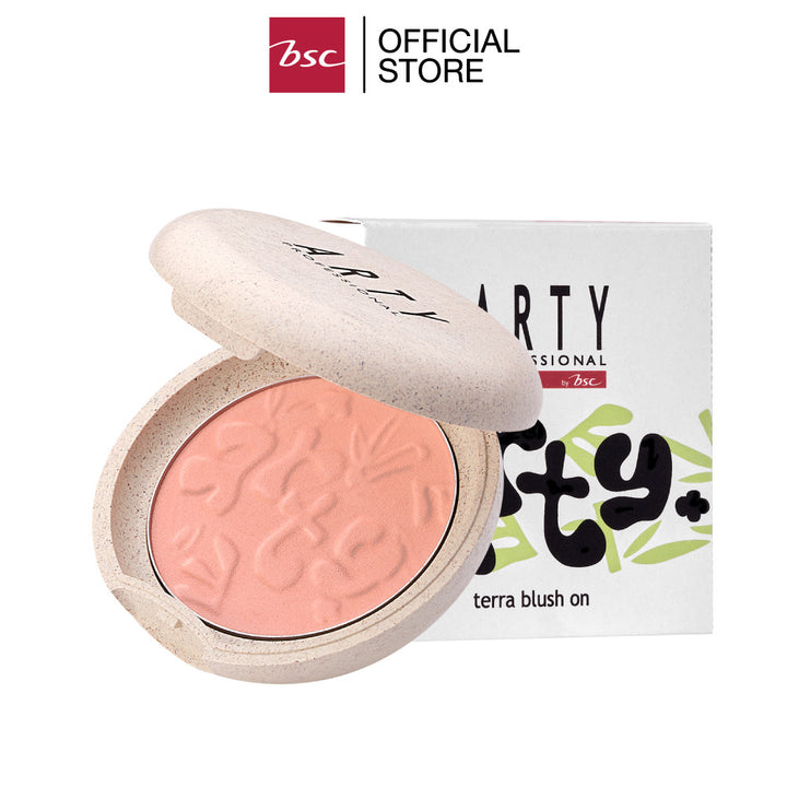 ARTY PROFESSIONAL TERRA BLUSH ON บลัชออนเนื้อเบคสีสวย ช่วยขับสีพวงแก้มให้มีชีวิตชีวา มอบโทนสีตั้งแต่ลุคบางเบา 