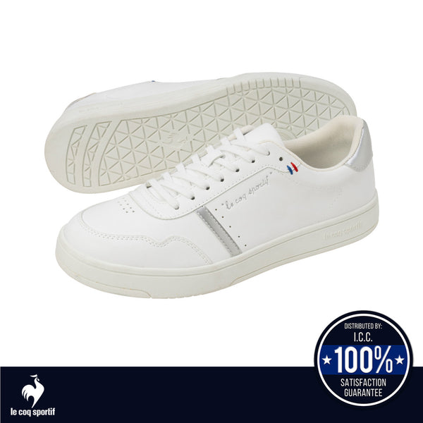 le coq sportif รองเท้าชาย-หญิง รุ่น LCS REIMS สีขาว-เงิน 