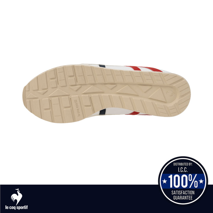 le coq sportif รองเท้าชาย-หญิง รุ่น LCS BERCY CLASSIC สีขาว-กรม-แดง 