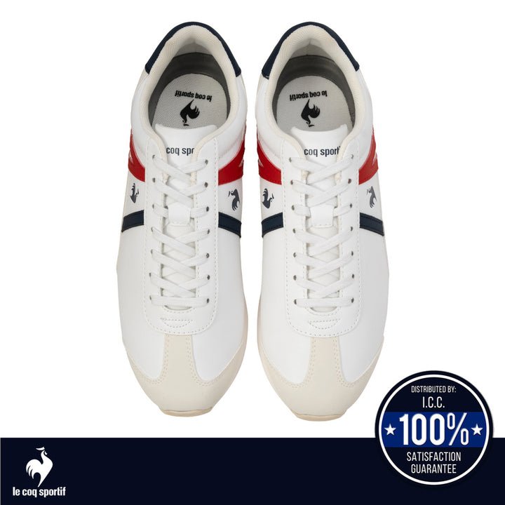 le coq sportif รองเท้าชาย-หญิง รุ่น LCS BERCY CLASSIC สีขาว-กรม-แดง 