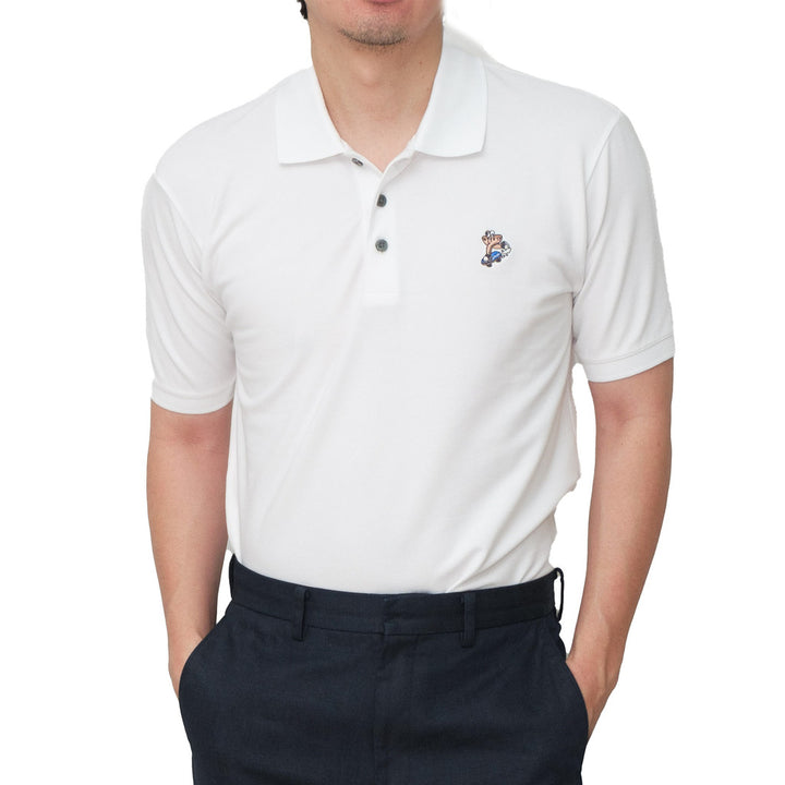 era-won เสื้อโปโลแขนสั้น ทรงสลิม Polo collection “ART TOY" สี White 