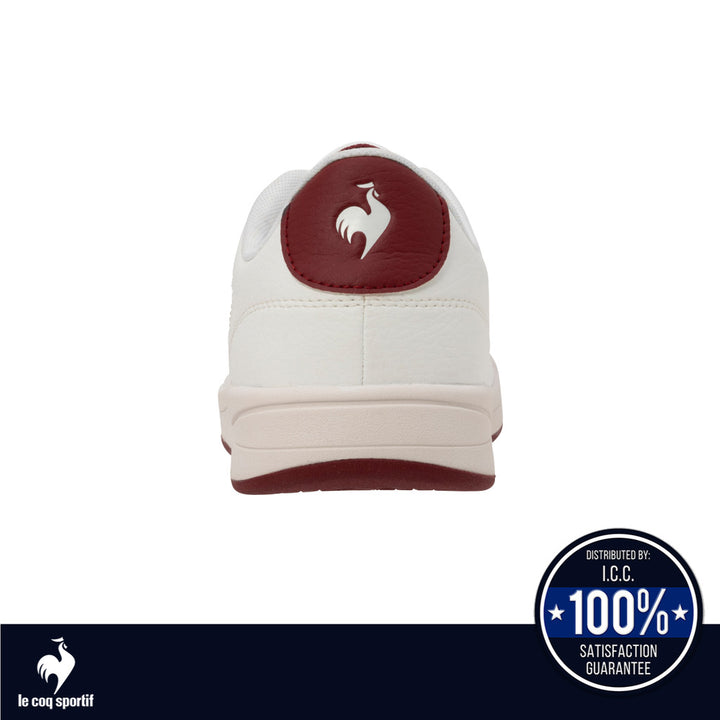 le coq sportif รองเท้าชาย-หญิง รุ่น LCS EMBLEME สีขาว-แดง 