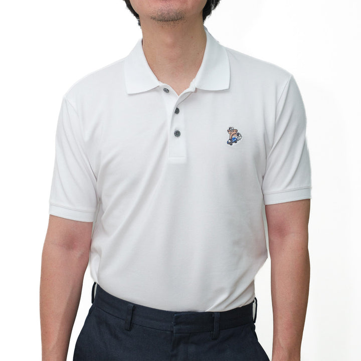 era-won เสื้อโปโลแขนสั้น ทรงสลิม Polo collection “ART TOY" สี White 