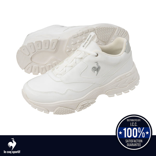 le coq sportif รองเท้าชาย-หญิง รุ่น LCS BASQUE III สีขาว-เงิน 