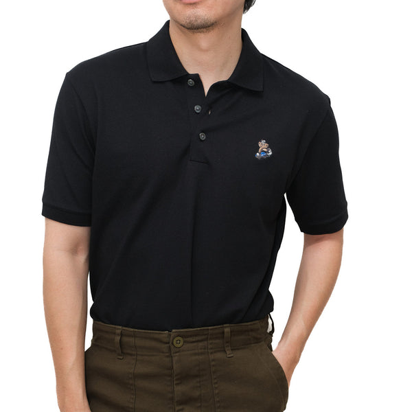 era-won เสื้อโปโลแขนสั้น ทรงสลิม Polo collection “ART TOY" สี Black 