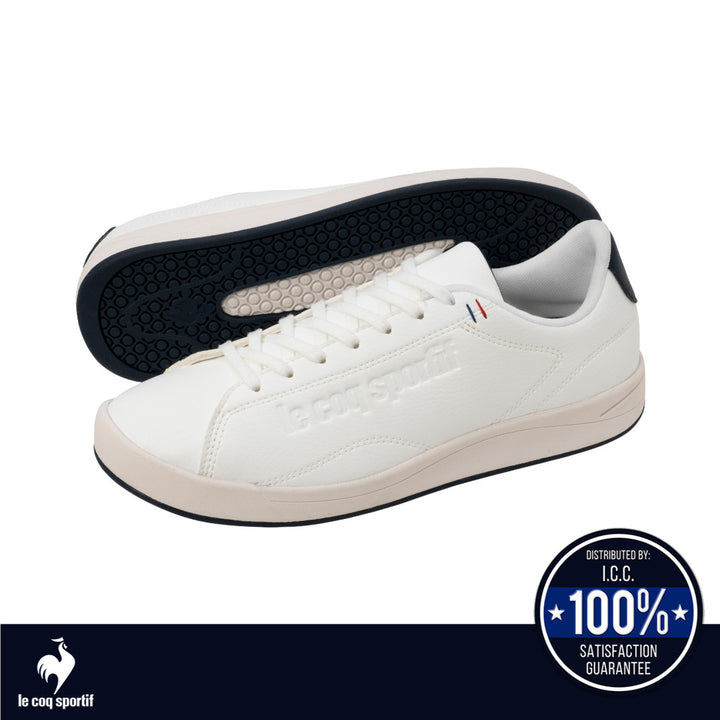 le coq sportif รองเท้าชาย-หญิง รุ่น LCS EMBLEME สีขาว-กรม 