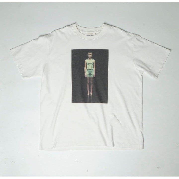 era-won เสื้อยืดเอราวอนแขนสั้น T-Shirt Oversize สกรีน STANGER THINGS สี White (WA) ICCSHOPPING