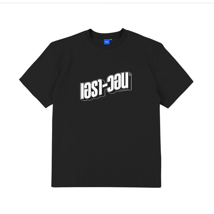 era-won เสื้อ T-Shirt Oversize Screen ภาษาไทย สี ดำสกรีนเอรา-วอนขาว era-won