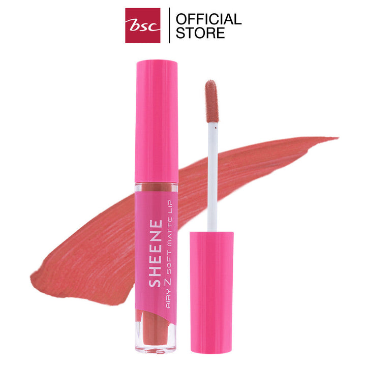 SHEENE AIRY-Z SOFT MATTE LIP ลิปมูสเนื้อแมท บางเบา สบายริมฝีปาก ดุจสัมผัสอากาศ AIRY MICRO SILICA BALL