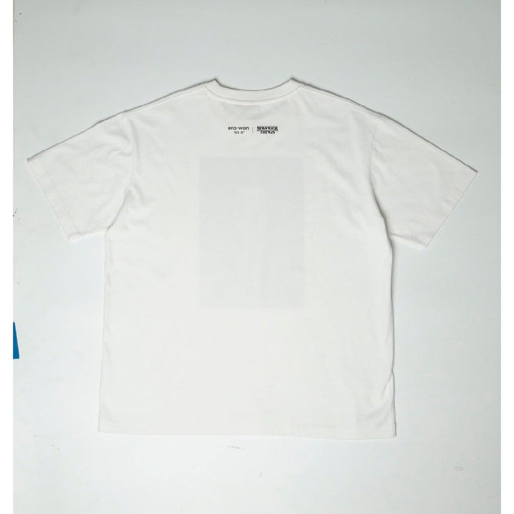 era-won เสื้อยืดเอราวอนแขนสั้น T-Shirt Oversize สกรีน STANGER THINGS สี White (WA) ICCSHOPPING