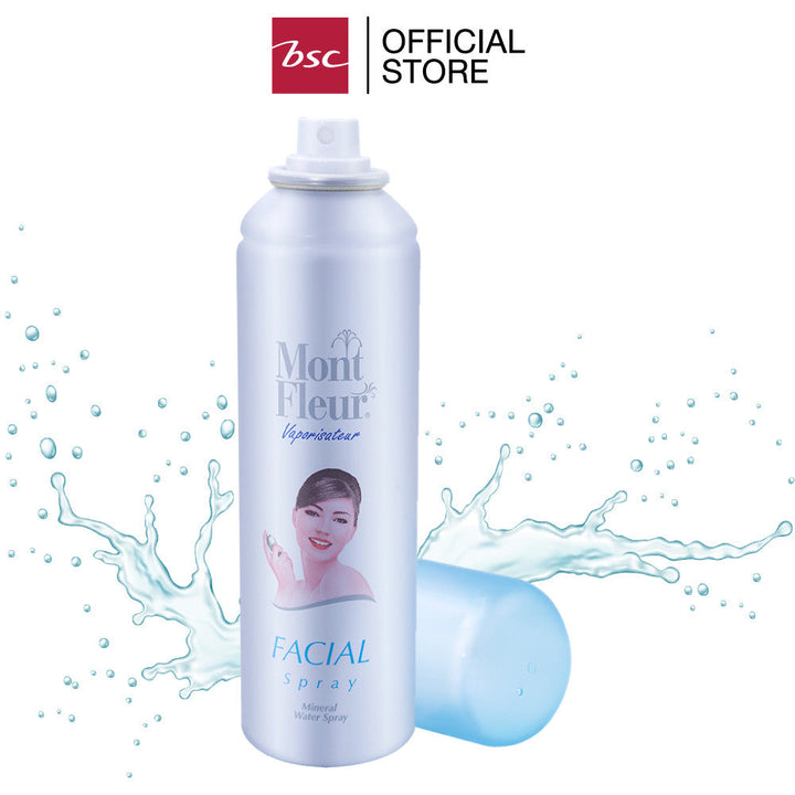 BSC MONT FLEUR MINERAL WATER FACIAL SPRAY 150 ML.  สเปรย์น้ำแร่มองต์เฟลอ น้ำแร่ธรรมชาติ 100 % ใช้ได้กับทุกสภาพผิว ICCSHOPPING