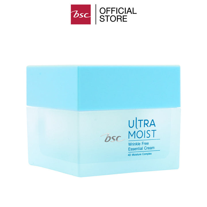 1 แถม 1 BSC ULTRA MOIST WRINKLE FREE ESSENTIAL CREAM บีเอสซี อัลตร้า มอยส์ ริงเคิล ฟรี เอสเซนเชียล ครีม ครีมบำรุงผิว ICCSHOPPING