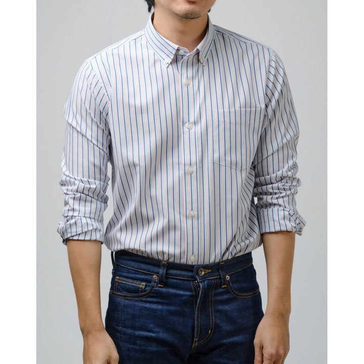 era-won Premium Quality เสื้อเชิ้ต คอปก Dress shirt  แขนยาว สี RB ICCSHOPPING