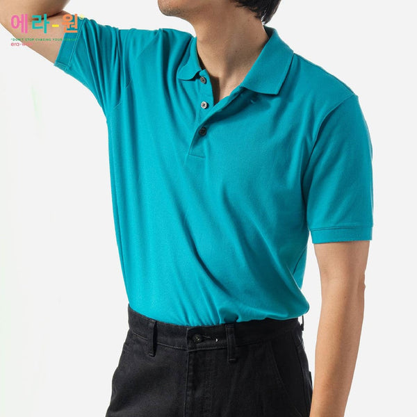 era-won เสื้อโปโล แขนสั้น ทรงสลิม Polo Shirt แพค 3 ตัว 3 สี (เขียวอ่อน ฟ้า เหลือง) ICCSHOPPING