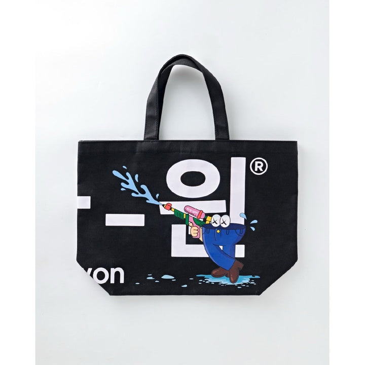 era-won กระเป๋าผ้า Jumbo tote-bag (limited edition) KOREA BAG สี Black Festival ICCSHOPPING