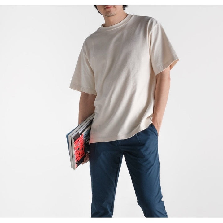 era-won เสื้อ T-Shirt Oversize Screen สี Beige ไม่มีลาย ICCSHOPPING