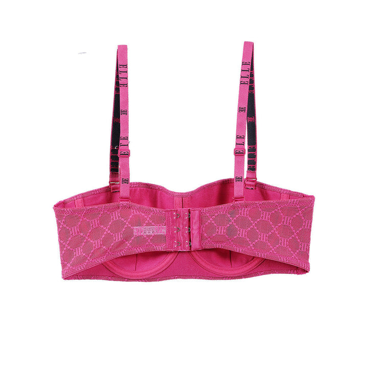 ELLE Lingerie บราเกาะอกลูกไม้ มีโครง ผ้าลูกไม้ลายLOGO ELLE มีให้เลือก 2 สี รุ่น LB8602 ICCSHOPPING