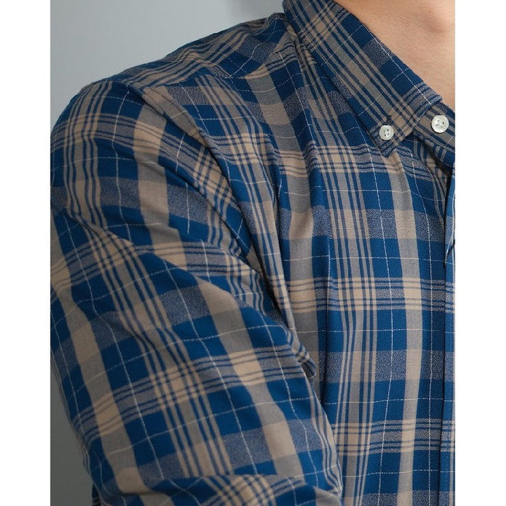 era-won Premium Quality เสื้อเชิ้ต คอปก Dress shirt  แขนยาว สี BRG ICCSHOPPING