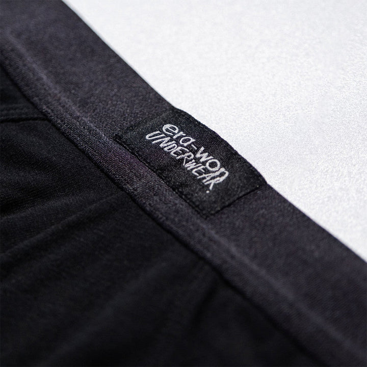 era-won กางเกงในไข่สะอาด Zinc Plus Anti-bacteria Underwear ทรง bikini สี Black แพค 4 ชิ้น ICCSHOPPING