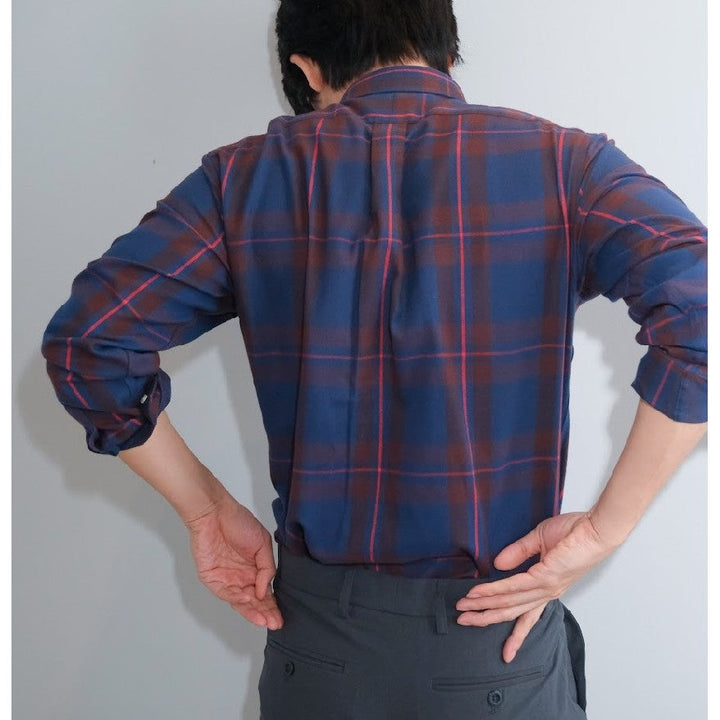 era-won Premium Quality เสื้อเชิ้ต คอปก Dress shirt Regular Shirt แขนยาว สี RD ICCSHOPPING