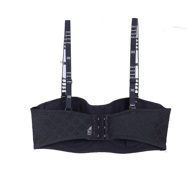 ELLE Lingerie บราเกาะอกลูกไม้ มีโครง ผ้าลูกไม้ลายLOGO ELLE มีให้เลือก 2 สี รุ่น LB8602 ICCSHOPPING